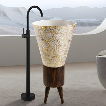R-9158 GLD - FREESTANDING BASIN