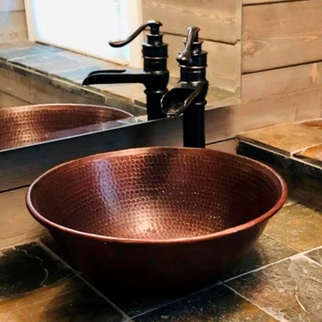 BRASS ROUND WASH BASIN - ABTT101
