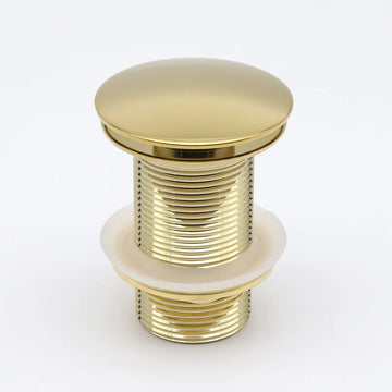 BRASS POP UP WASTE COUPLING (GOLD)